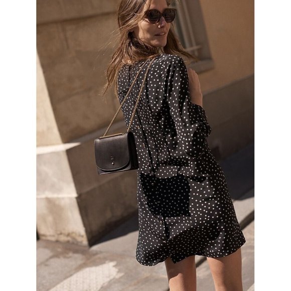 Madewell Silk Star Scatter Dress H0259 - Picture 2 of 12